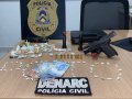 Em Araguaína, Polícia Civil prende casal do tráfico, apreende entorpecentes e uma pistola municiada