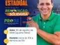 César de Lavandeira participa de convenção partidária nesta terça-feira em Palmas