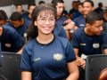 Alunos da Escola de Música da Guarda Metropolitana participam de sessão de cinema e dinâmica sobre saúde mental