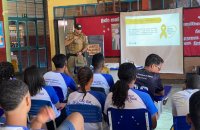 Maio Amarelo: Colégio Estadual Dr. Abner Araújo promove palestra sobre segurança no trânsito