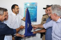 Em Paraíso do Tocantins, governador Wanderlei Barbosa inaugura sede do Comando Regional de Policiamento