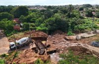 Prefeitura de Palmas realiza concretagem e estruturação de nova ponte, no Santa Bárbara