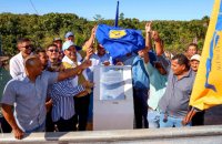Governador Wanderlei Barbosa inaugura ponte sobre o Rio Caracol