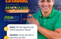 César de Lavandeira participa de convenção partidária nesta terça-feira em Palmas