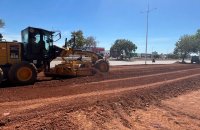 Prefeitura de Palmas inicia pavimentação de estacionamentos da Avenida Siqueira Campos